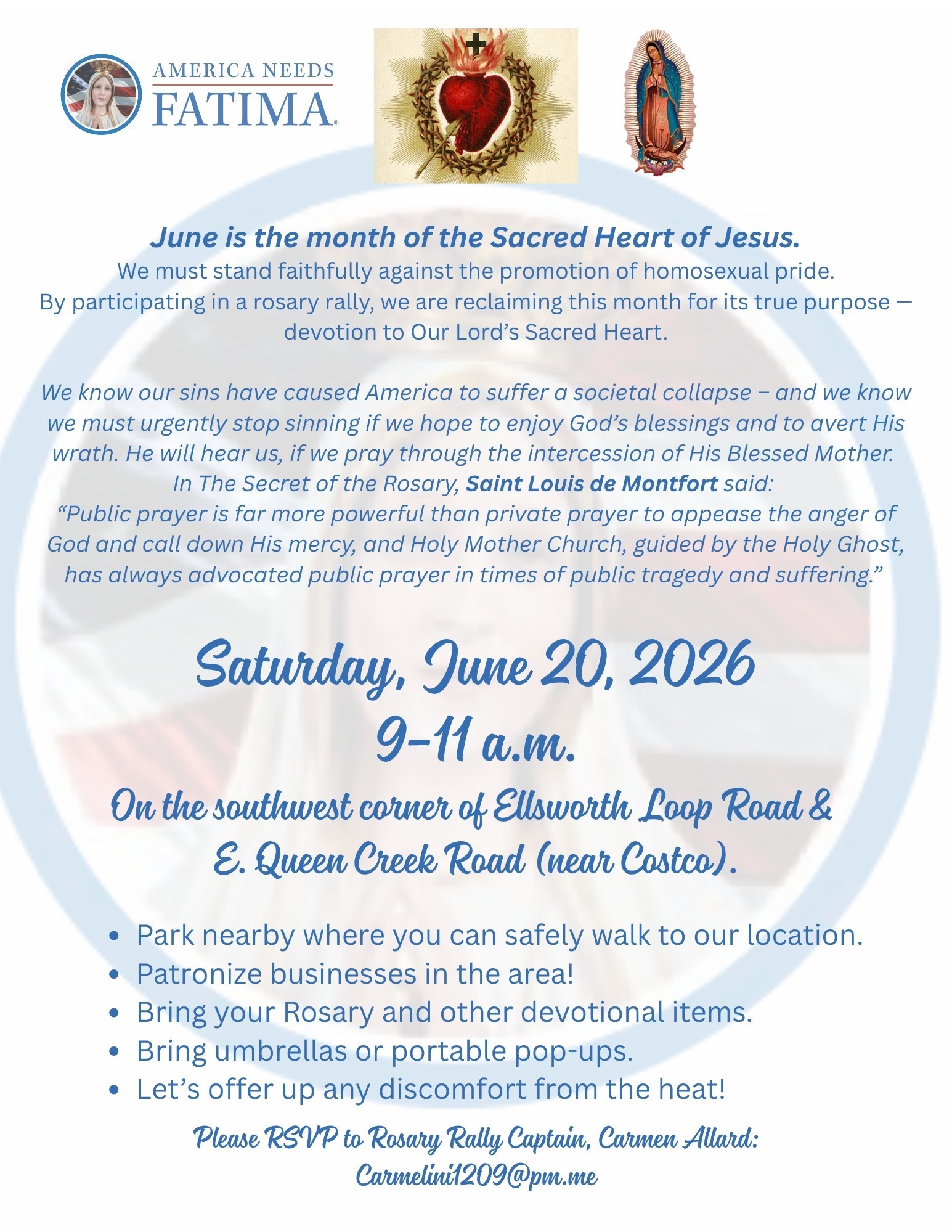Anf Rosary Rally Flier