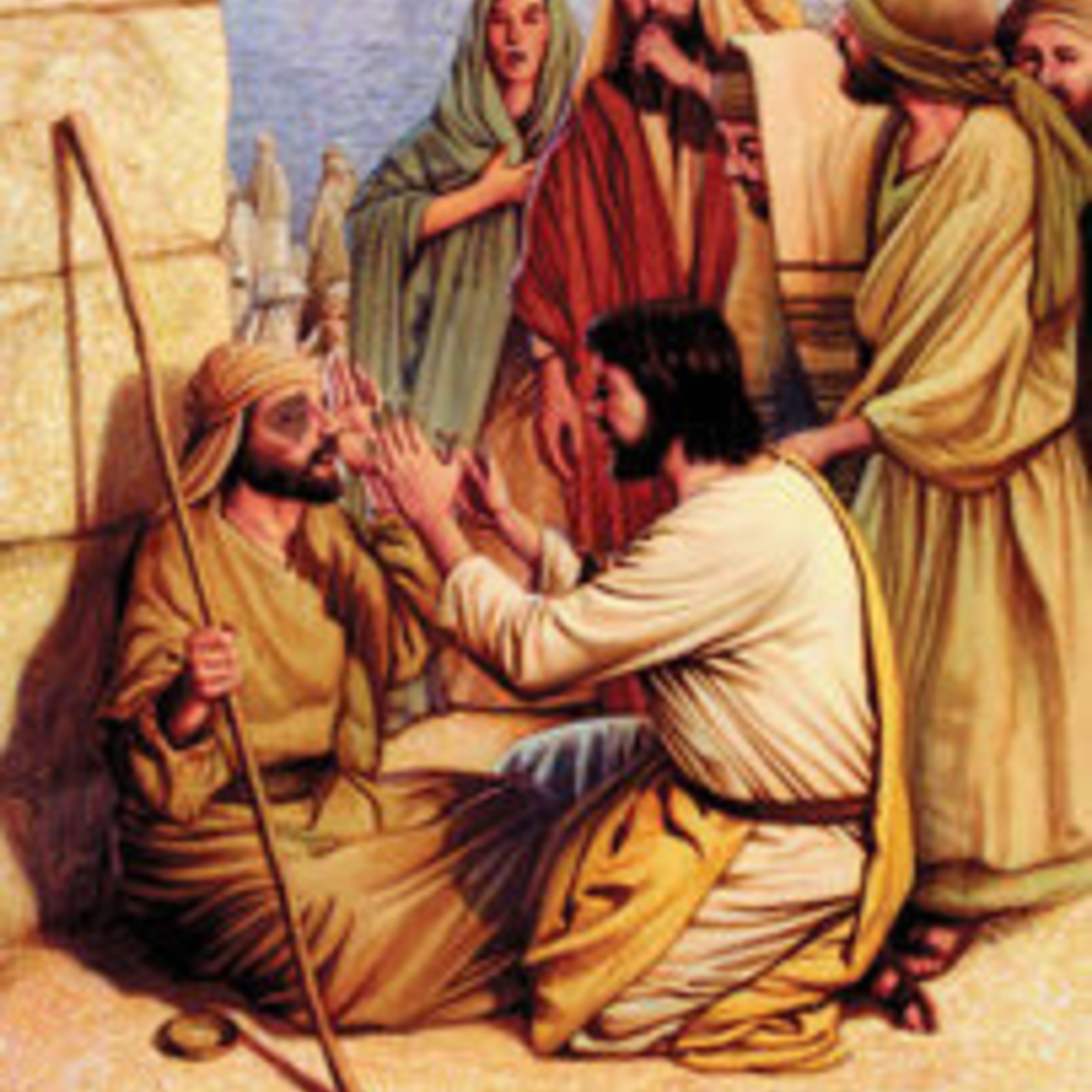 Jesus Healing The Blind