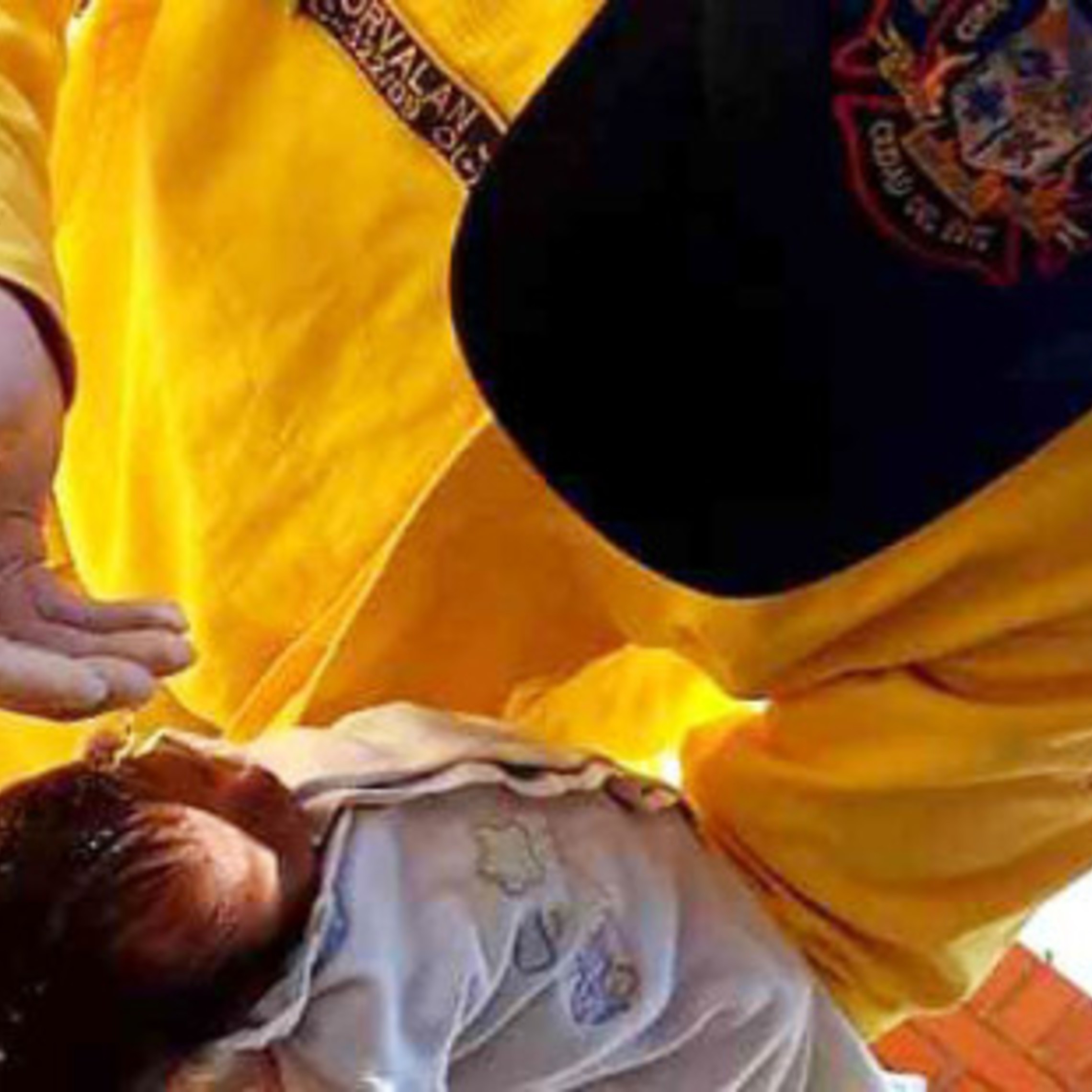 1st Responder Baptizes Baby