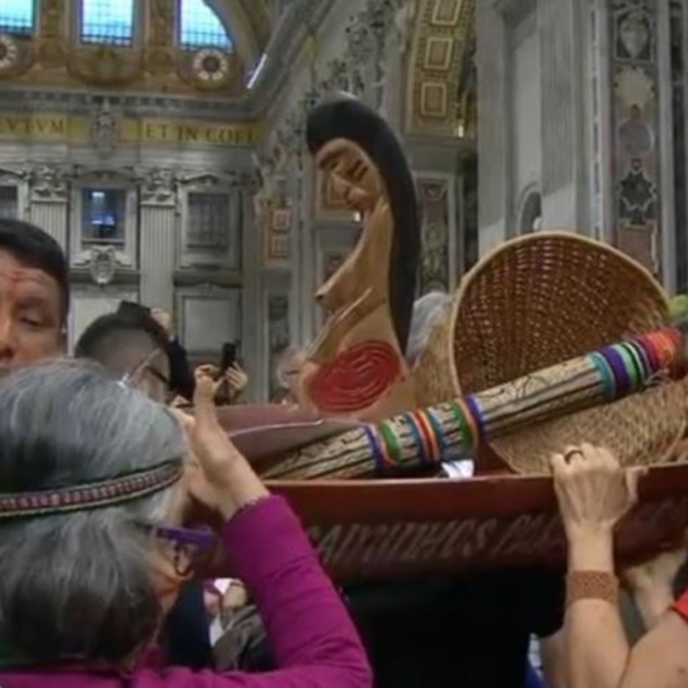 Pachamama In Saint Peters Basilica For Amazon Synod 810 500 75 S C1