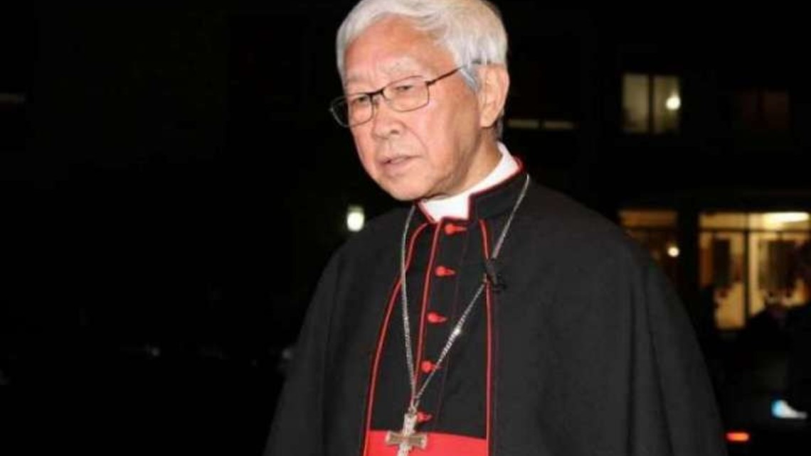 Cardinal Joseph Zen Ze Kiun Departs The Pontifical Urbaniana University In Rome On Nov 18 2014 Credit Bohumil Petrik Cna Cna 11 19 14