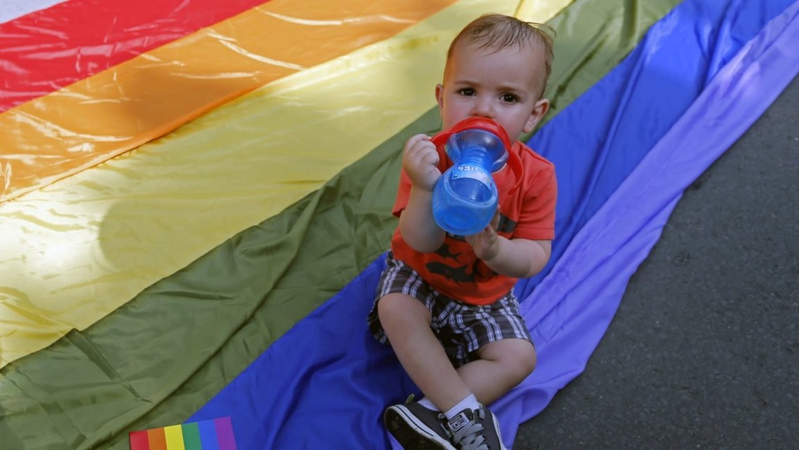 Child With Lgbt Flag