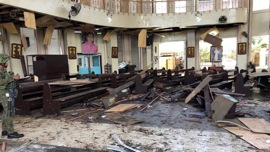 Church Bombing In The Philippines