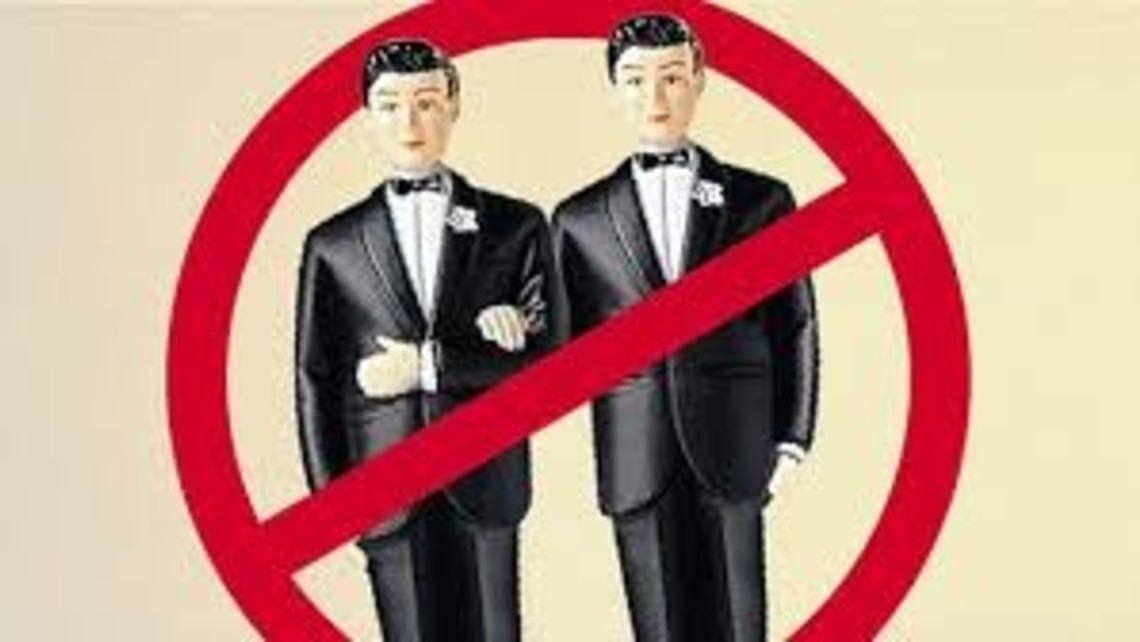 No To Same Sex Marriage