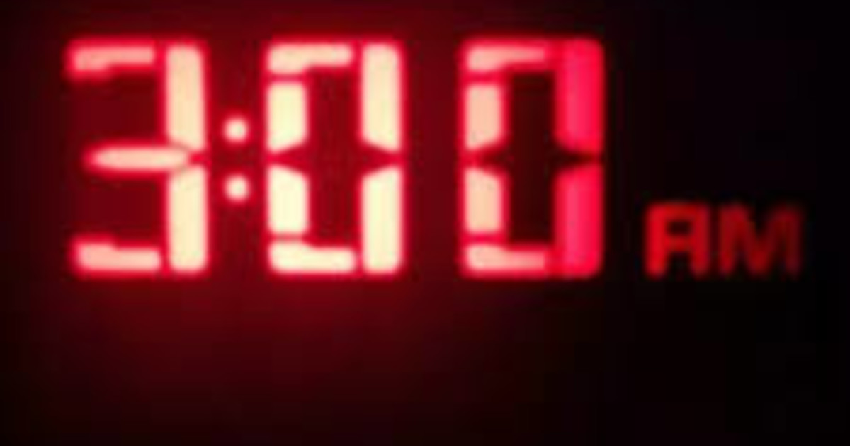 3 am Wake up call to pray! Jesse Romero